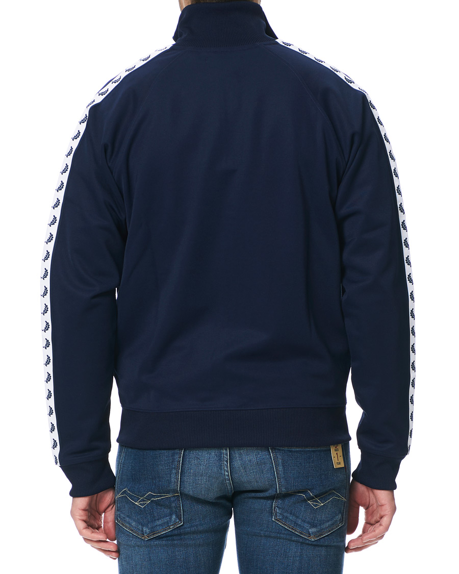 Herren | Pullover | Fred Perry | Taped Track Jacket Carbon Blue