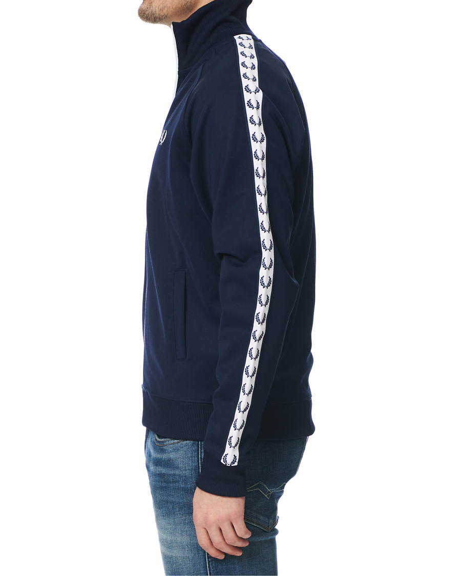 Herren | Pullover | Fred Perry | Taped Track Jacket Carbon Blue
