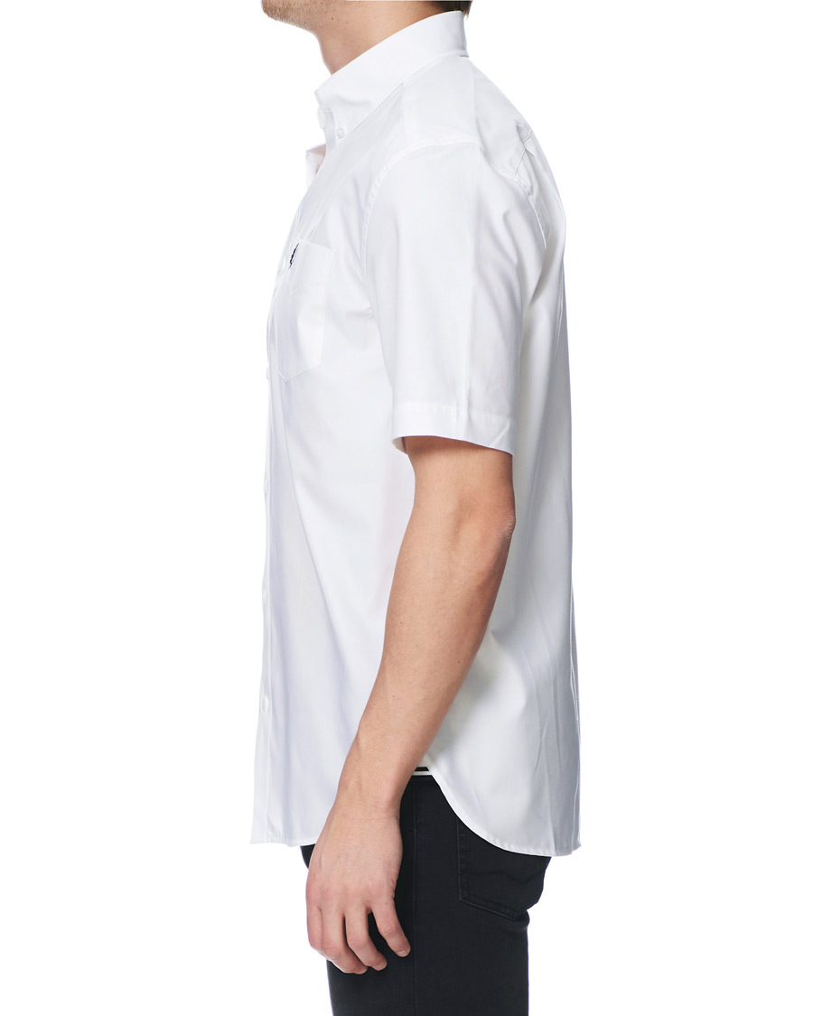 Herren | Hemden | Fred Perry | Short Sleeve Oxford Shirt White