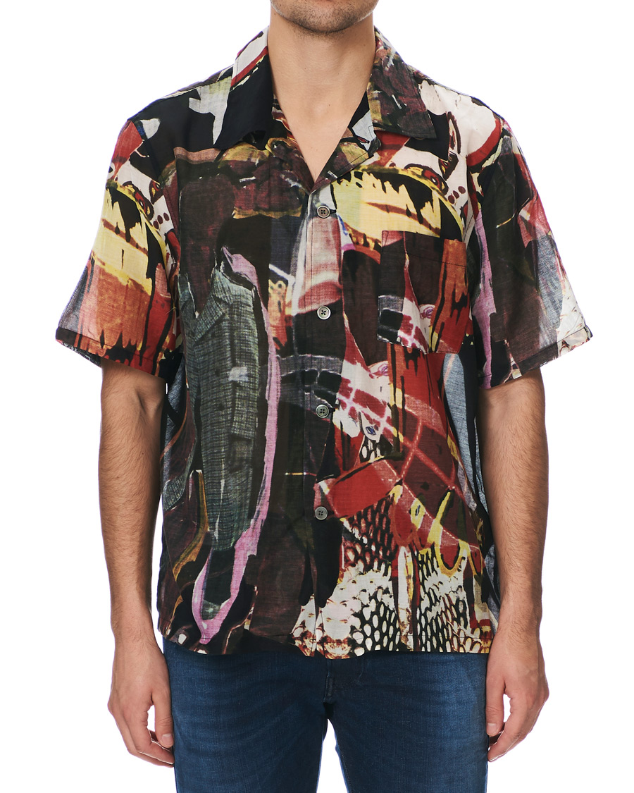 Herren | Hemden | Our Legacy | Box Shortsleeve Shirt Peace Crowd