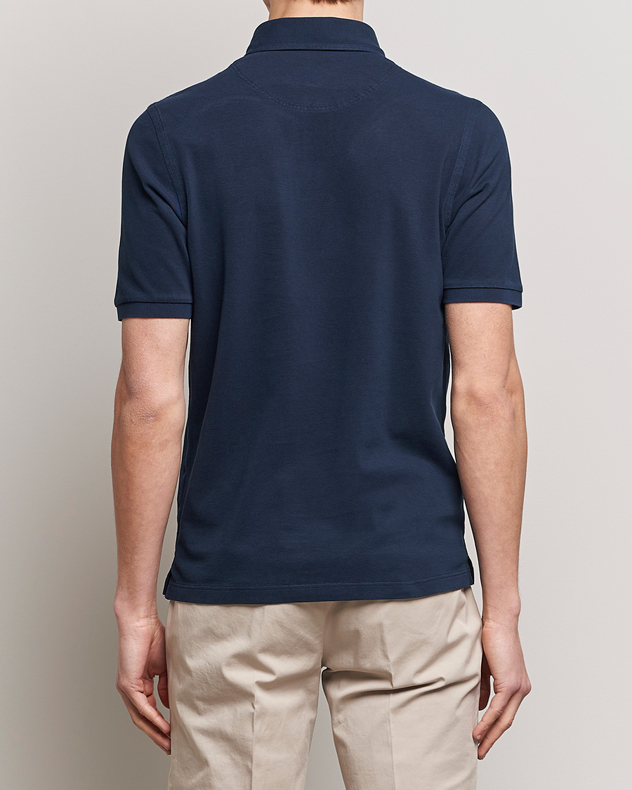 Herren | Poloshirts | Gran Sasso | Washed Polo Navy
