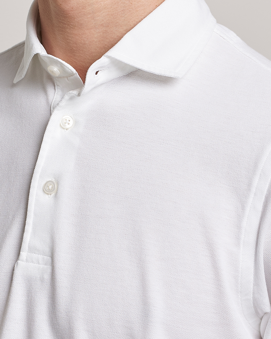Herren | Poloshirts | Gran Sasso | Washed Polo White