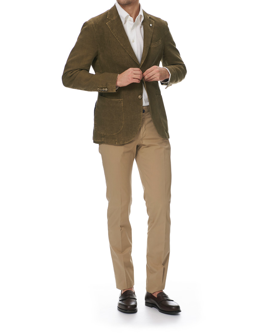 Herren | Sakkos | L.B.M. 1911 | Jack Regular Fit Linen Blazer Light Green