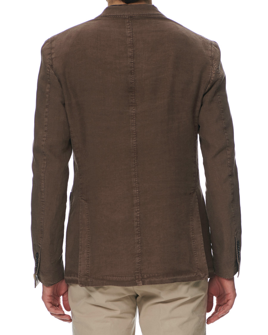 Herren | Sakkos | L.B.M. 1911 | Jack Regular Fit Linen Blazer Brown