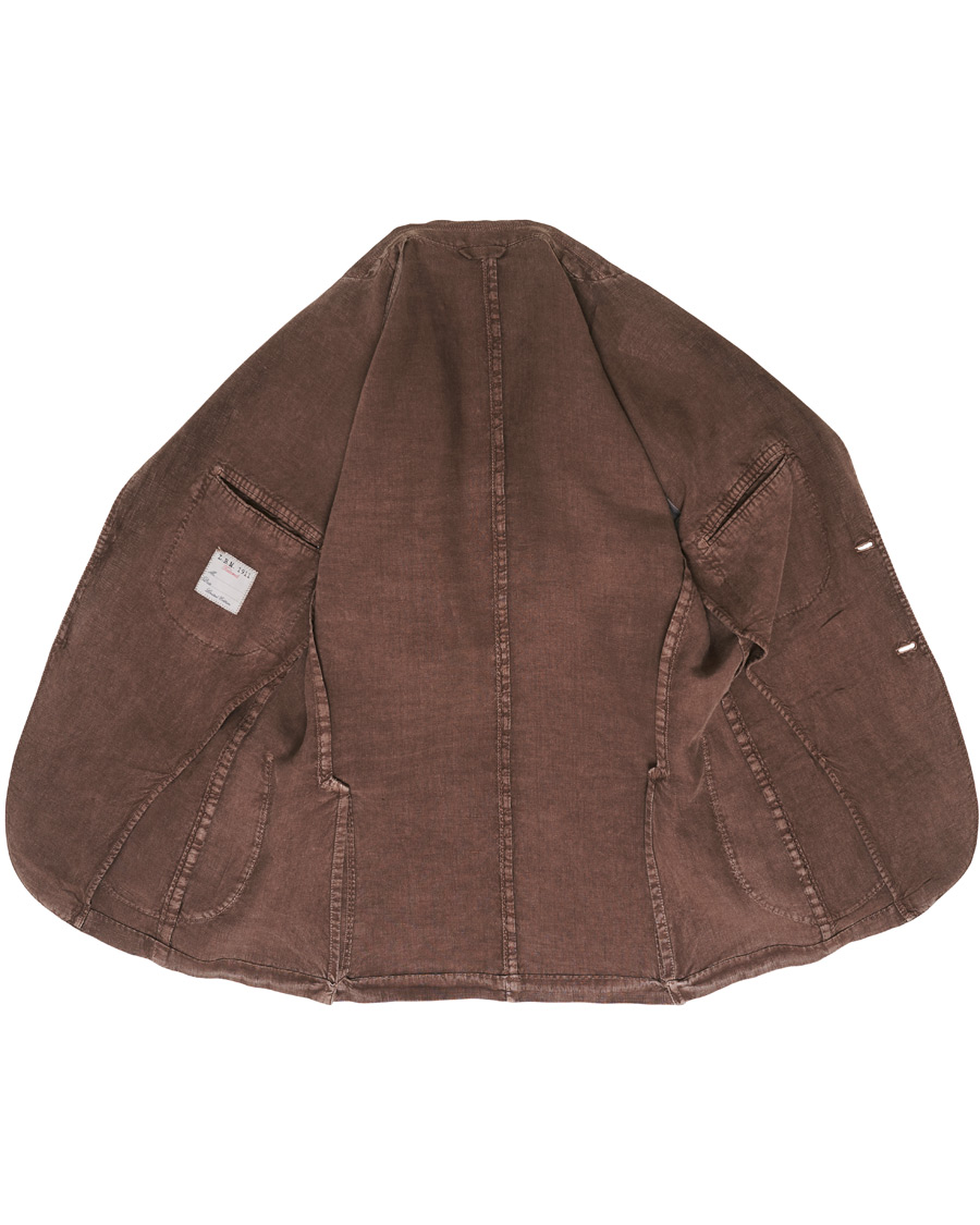 Herren | Sakkos | L.B.M. 1911 | Jack Regular Fit Linen Blazer Brown
