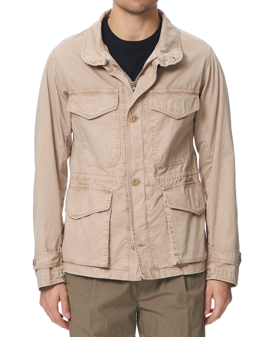 Herren | Jacken | L.B.M. 1911 | Cotton Gabardine Field Jacket Beige