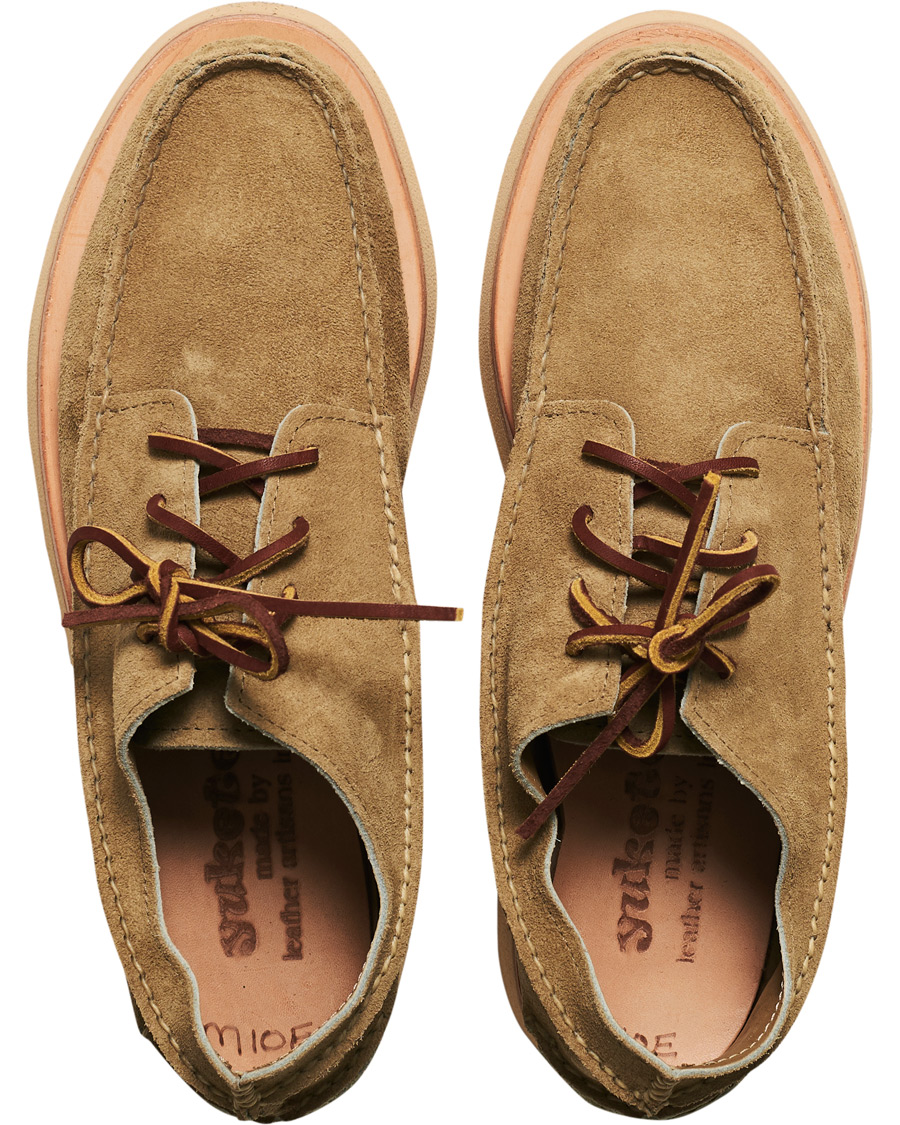 Herren | Yuketen All Handsewn Maine Guide Ox Khaki Suede | Yuketen | All Handsewn Maine Guide Ox Khaki Suede