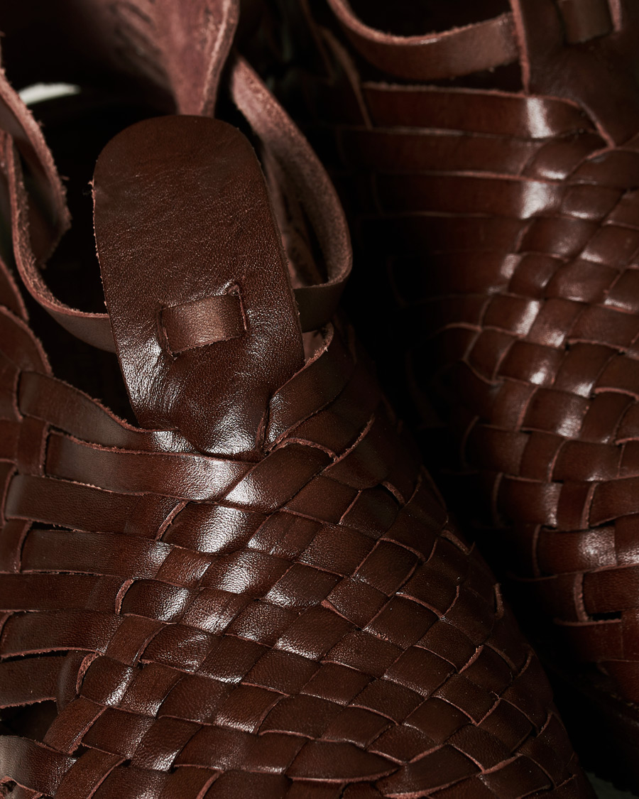Herren | Yuketen Cruz Braided Sandal Dark Brown Calf | Yuketen | Cruz Braided Sandal Dark Brown Calf