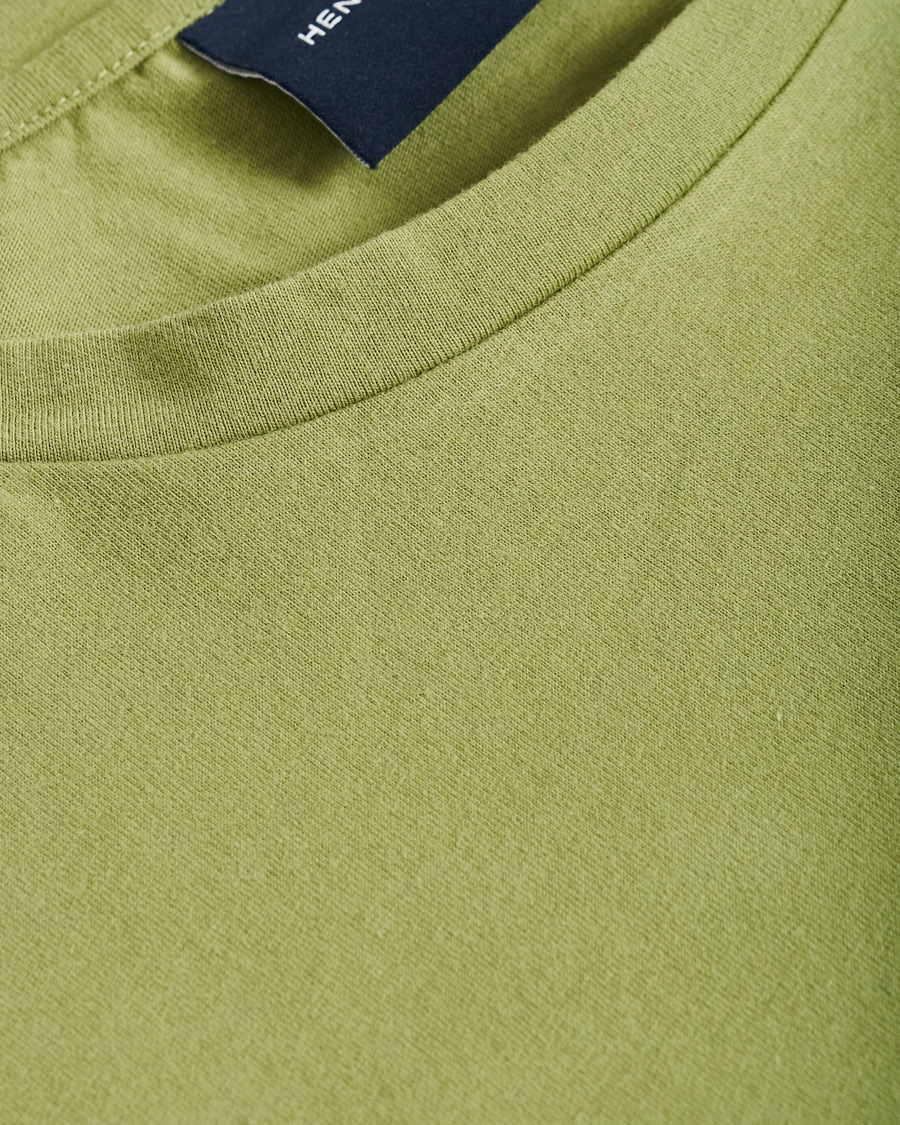 Herren | T-Shirts | Henri-Lloyd | Henri Lloyd RWR Backprint Long Sleeve Crew Neck Tee Light Green