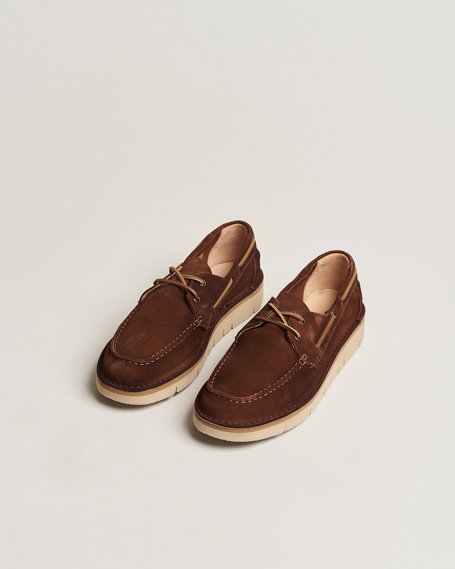 Herren | Segelschuhe | Astorflex | Boatflex Moccasin Brown Suede