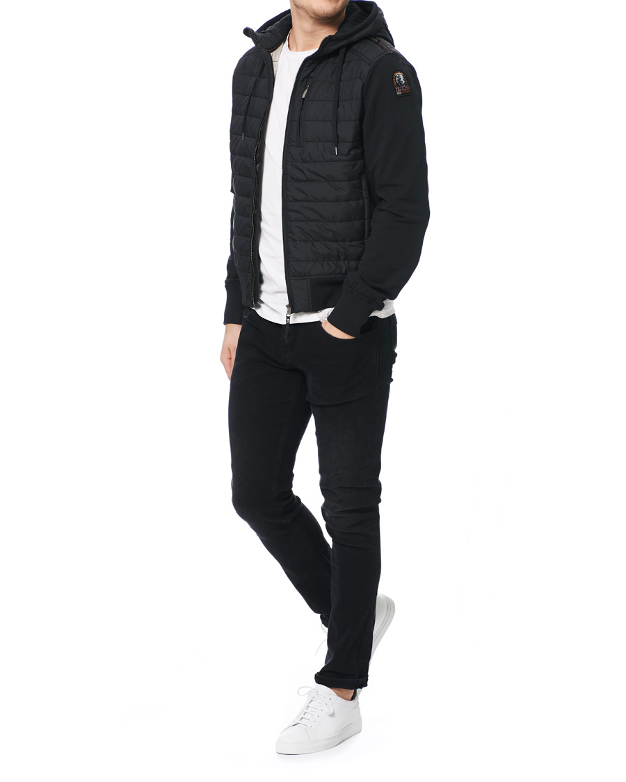 Herren | Jacken | Parajumpers | Ivor Fleece & Puffer Hooded Jacket Black