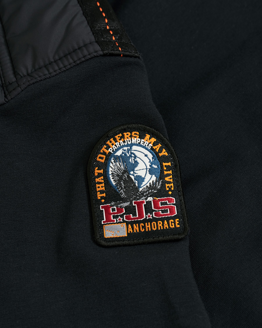 Herren | Jacken | Parajumpers | Ivor Fleece & Puffer Hooded Jacket Black
