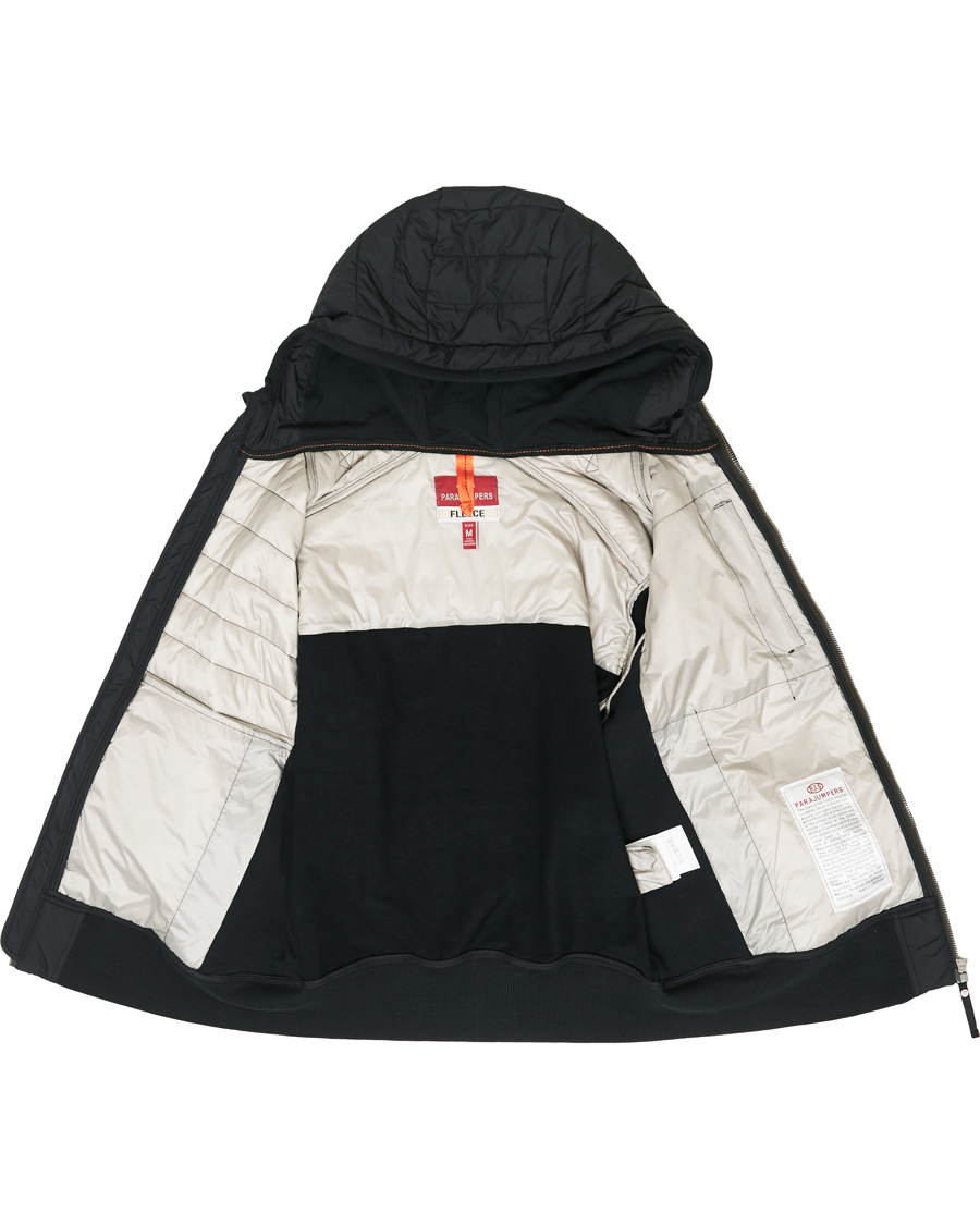 Herren | Jacken | Parajumpers | Ivor Fleece & Puffer Hooded Jacket Black