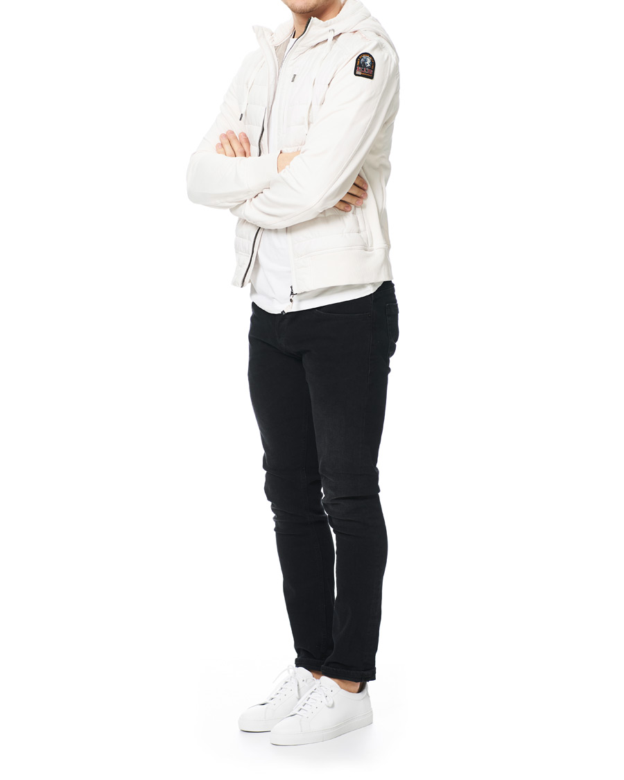Herren | Jacken | Parajumpers | Ivor Fleece & Puffer Hooded Jacket White Cream L