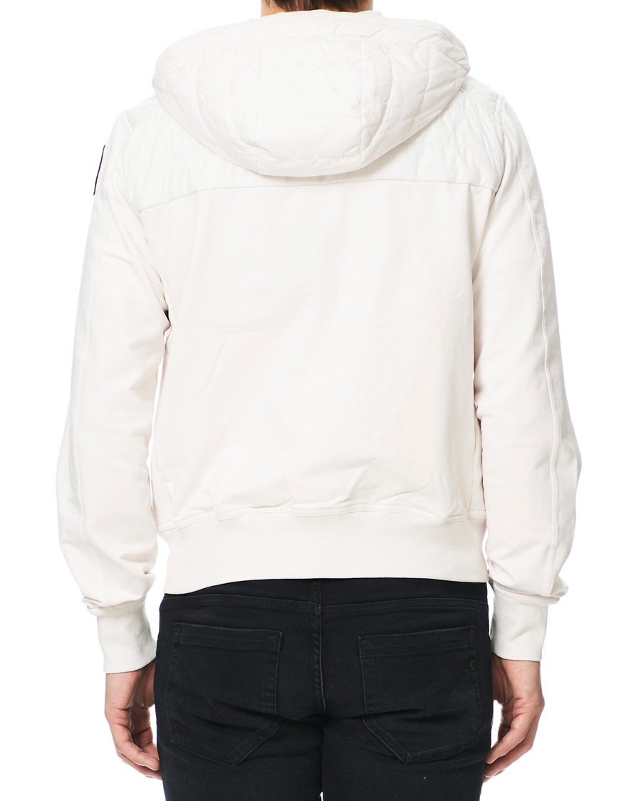 Herren | Jacken | Parajumpers | Ivor Fleece & Puffer Hooded Jacket White Cream L