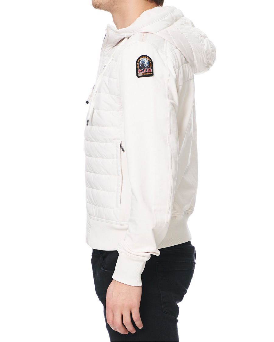 Herren | Jacken | Parajumpers | Ivor Fleece & Puffer Hooded Jacket White Cream L