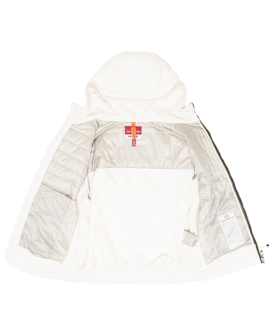 Herren | Jacken | Parajumpers | Ivor Fleece & Puffer Hooded Jacket White Cream L