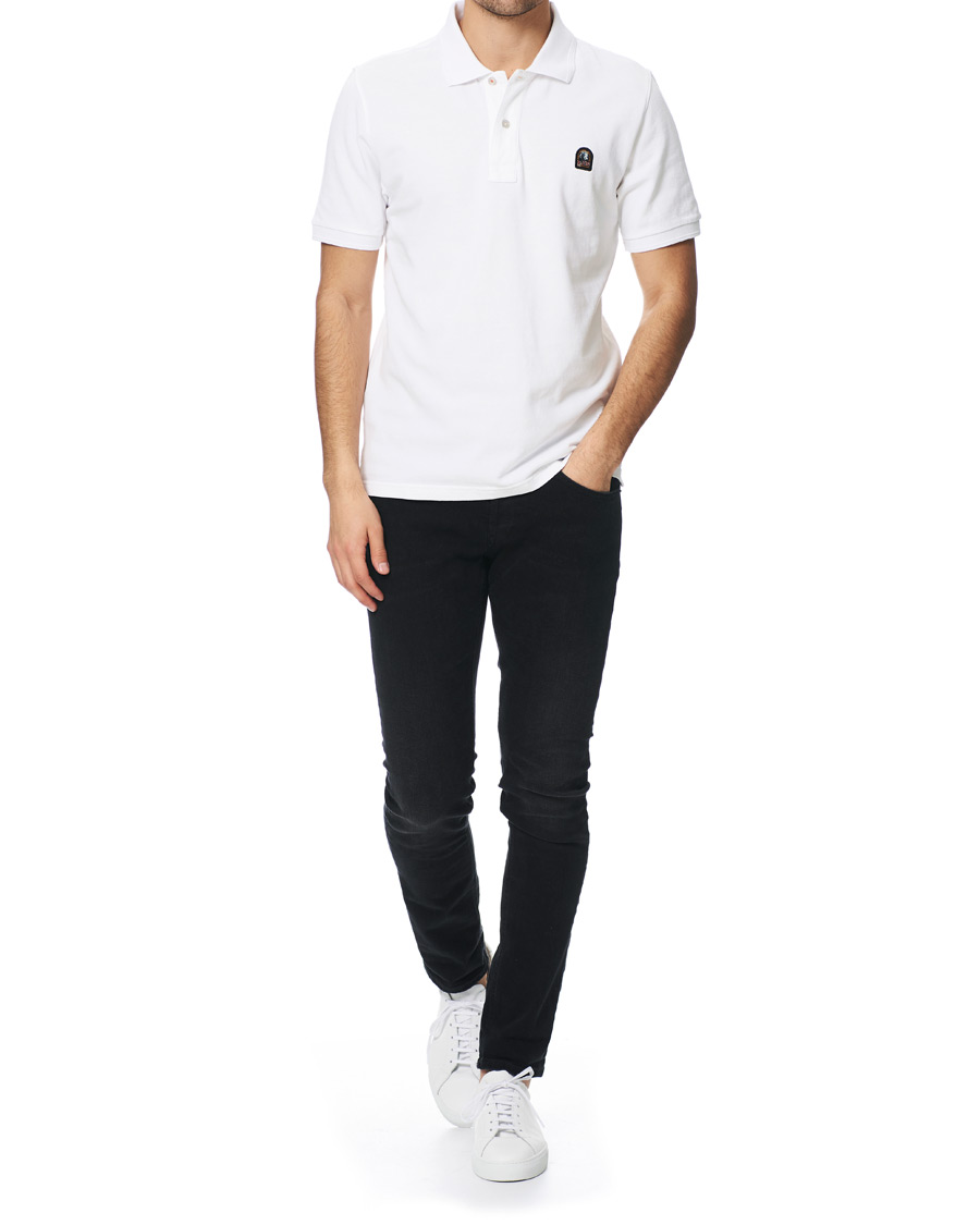 Herren | Poloshirts | Parajumpers | Patch Polo White Cream XL