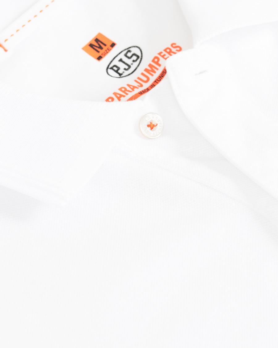 Herren | Poloshirts | Parajumpers | Patch Polo White Cream XL