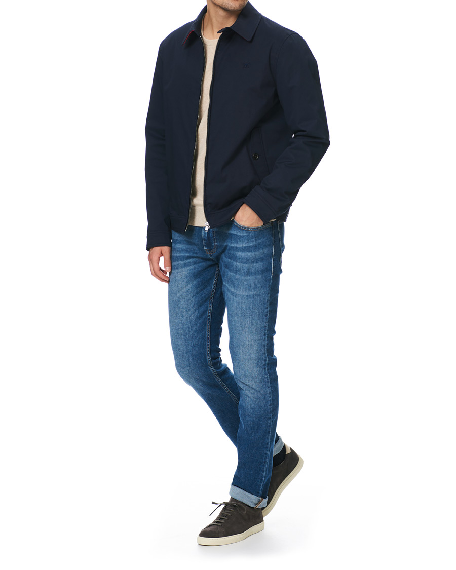 Herren | Jacken | Hackett | Cotton Harrington Jacket Navy