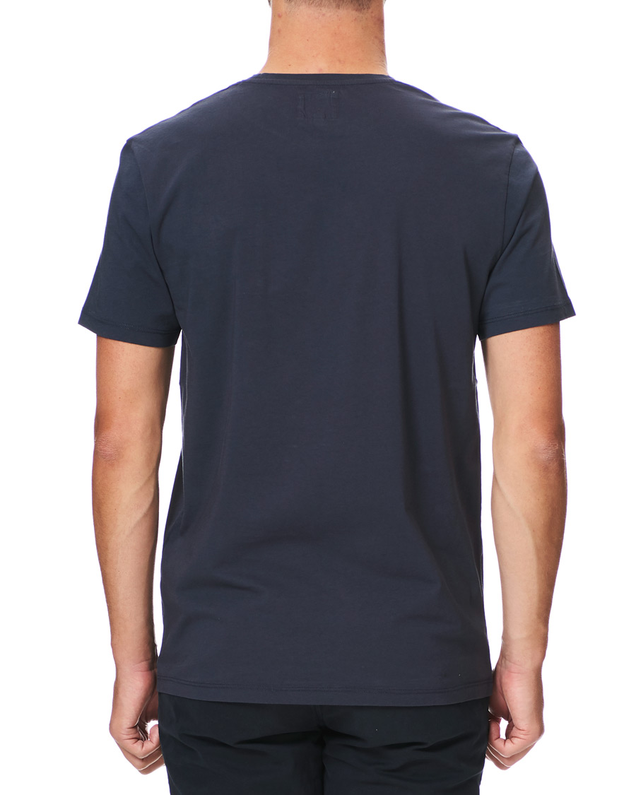Herren | T-Shirts | Kent & Curwen | Rose Embroidered T-Shirt Navy