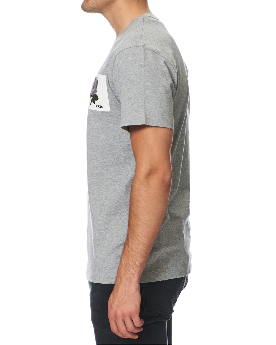 Herren | T-Shirts | Kent & Curwen | Rose Embroidered T-Shirt Grey