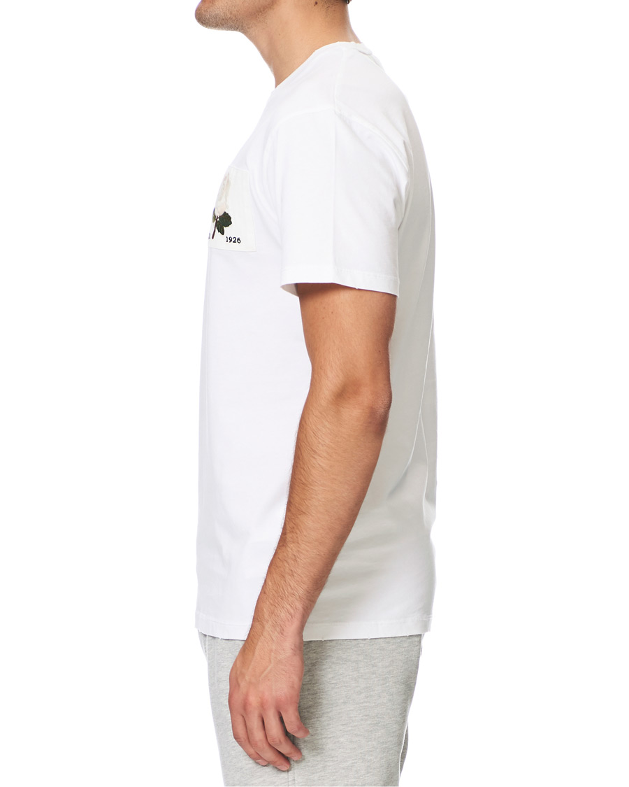 Herren | T-Shirts | Kent & Curwen | Rose Embroidered T-Shirt White