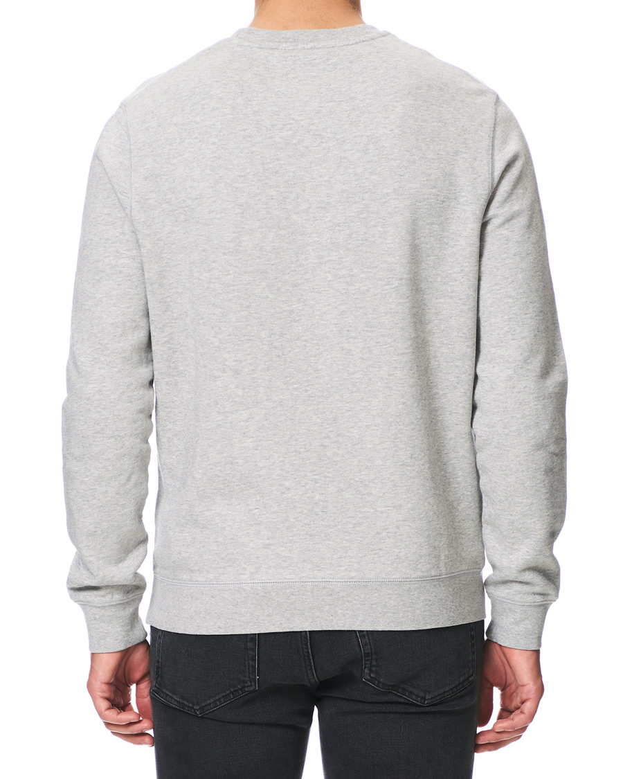 Herren | Pullover | Kent & Curwen | Rose Embroidered Sweatshirt Grey