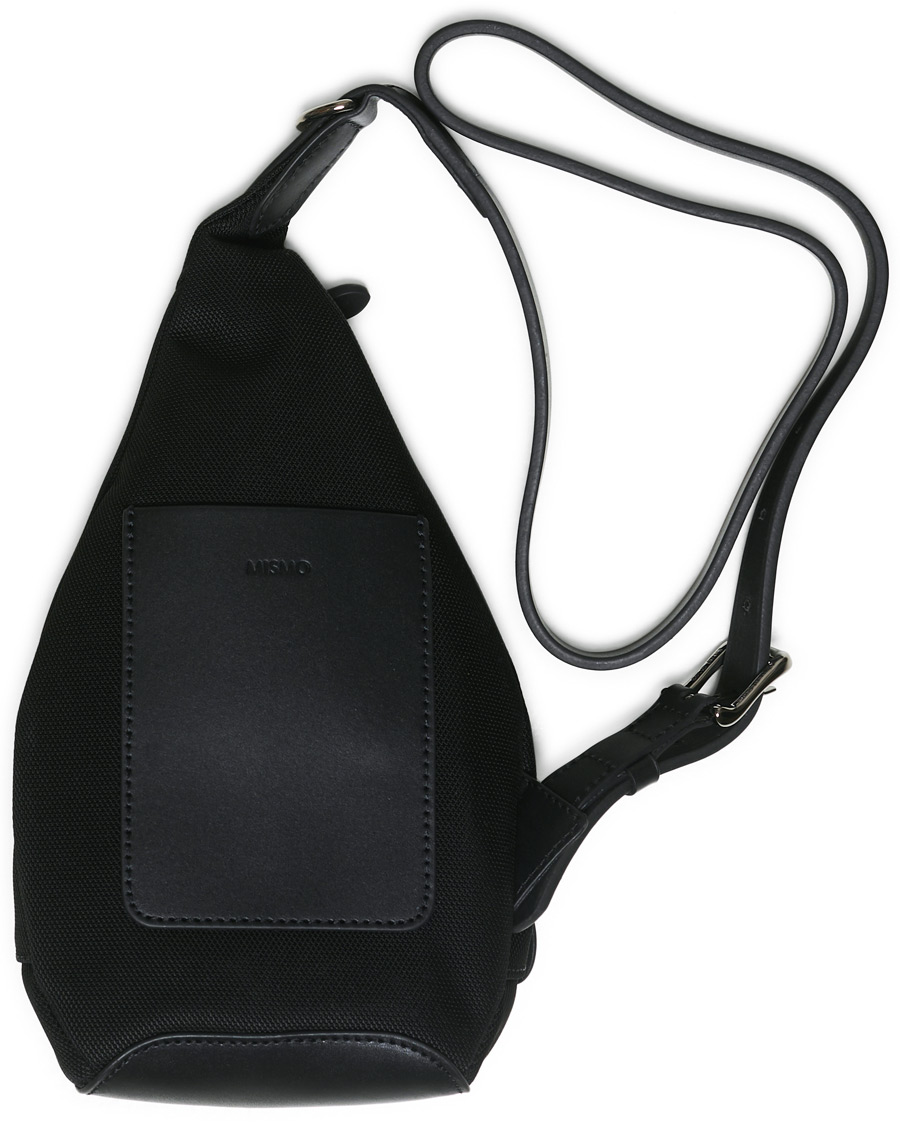 Herren | Mismo M/S Nylon Drop Bag Black/Black | Mismo | M/S Nylon Drop Bag Black/Black