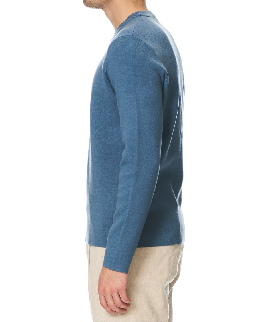 Herren | Pullover | Samsøe Samsøe | Samsøe & Samsøe Gunan Soft Crew Neck Blue Mirage