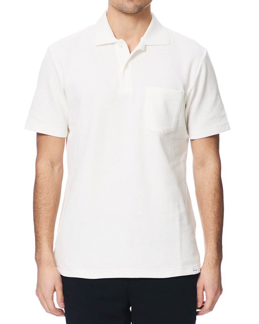 Herren |  | Samsøe & Samsøe | Taranto Short Sleeve Polo Lily White