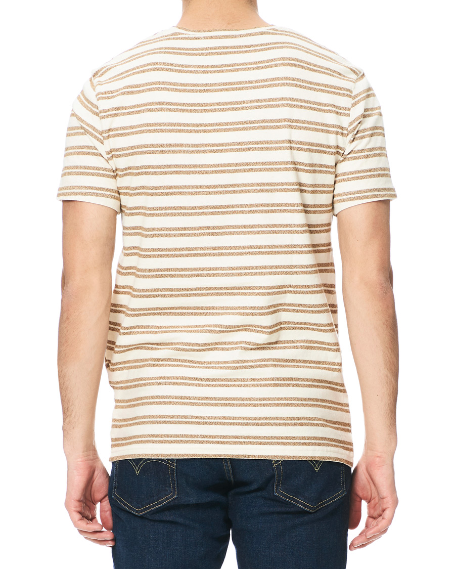 Herren | T-Shirts | Samsøe Samsøe | Samsøe & Samsøe Carpo Striped Short Sleeve Tee Monks Robe