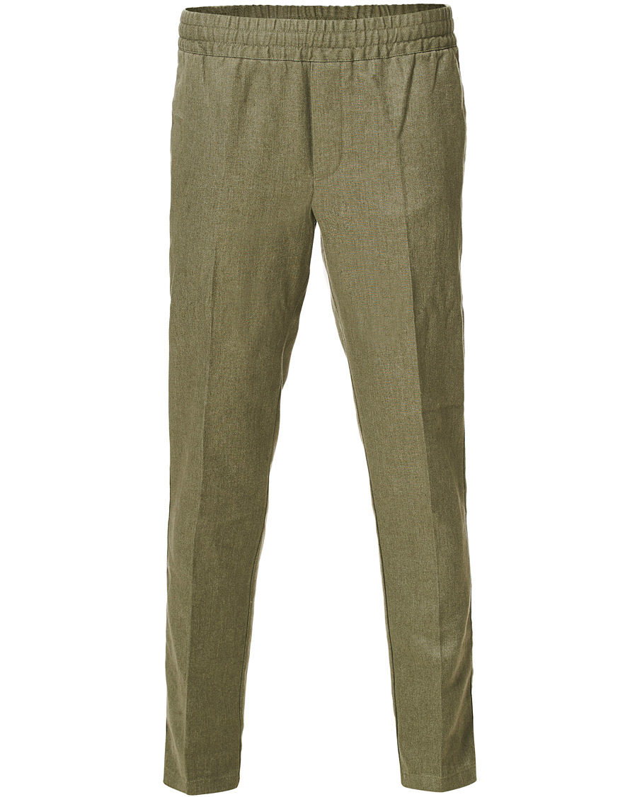 Herren | Hosen | Samsøe Samsøe | Samsøe & Samsøe Smithy Hemp Trousers Deep Green