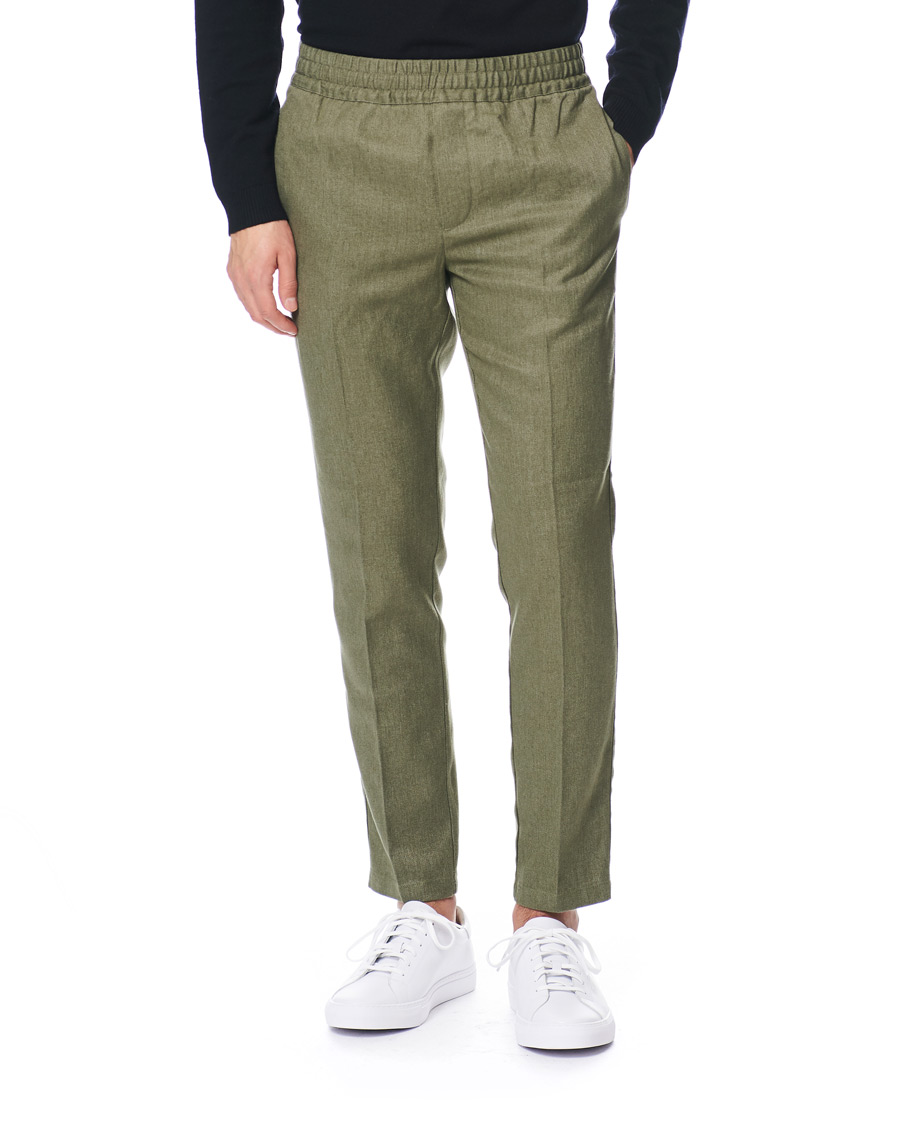 Herren | Hosen | Samsøe Samsøe | Samsøe & Samsøe Smithy Hemp Trousers Deep Green