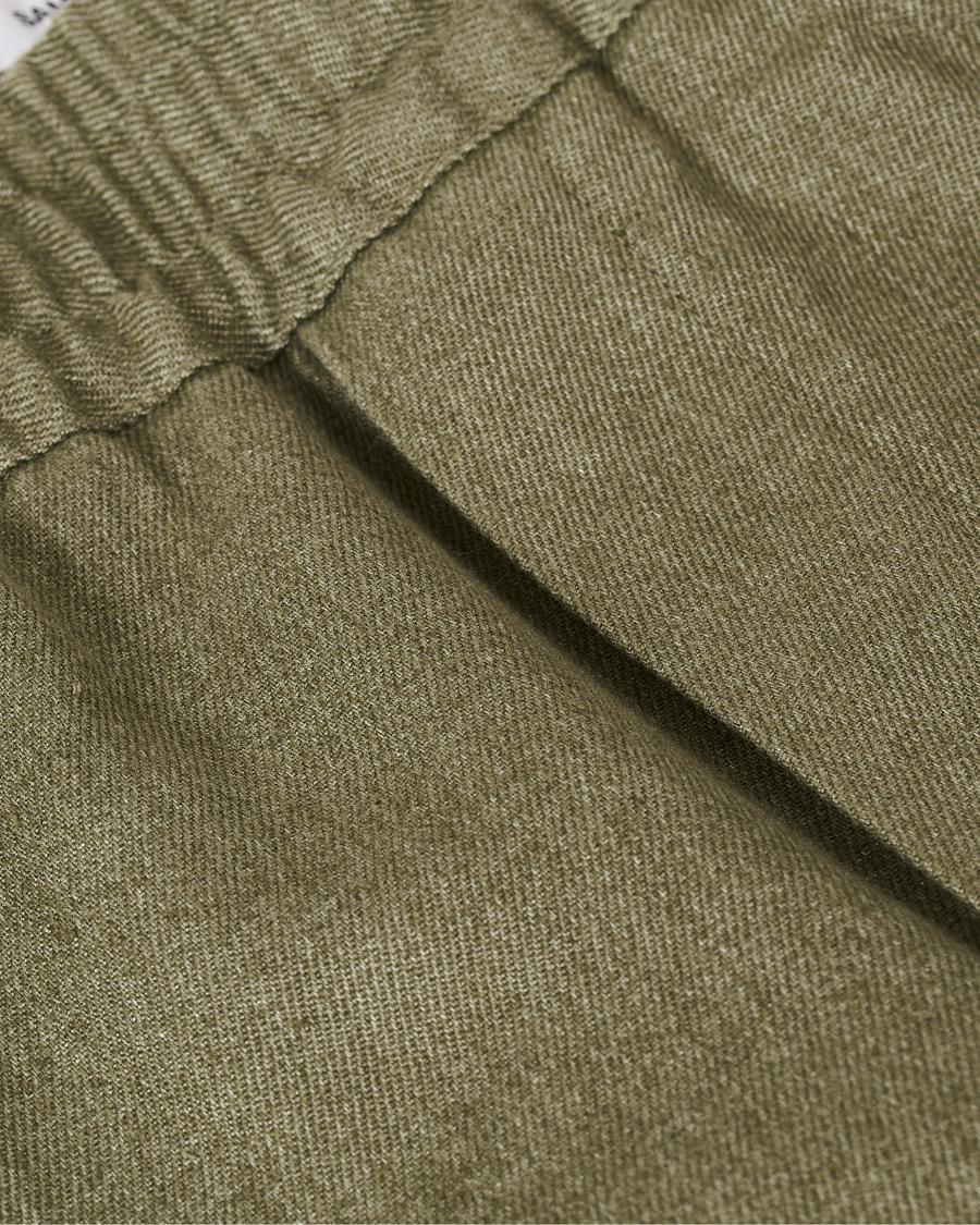 Herren | Hosen | Samsøe Samsøe | Samsøe & Samsøe Smithy Hemp Trousers Deep Green