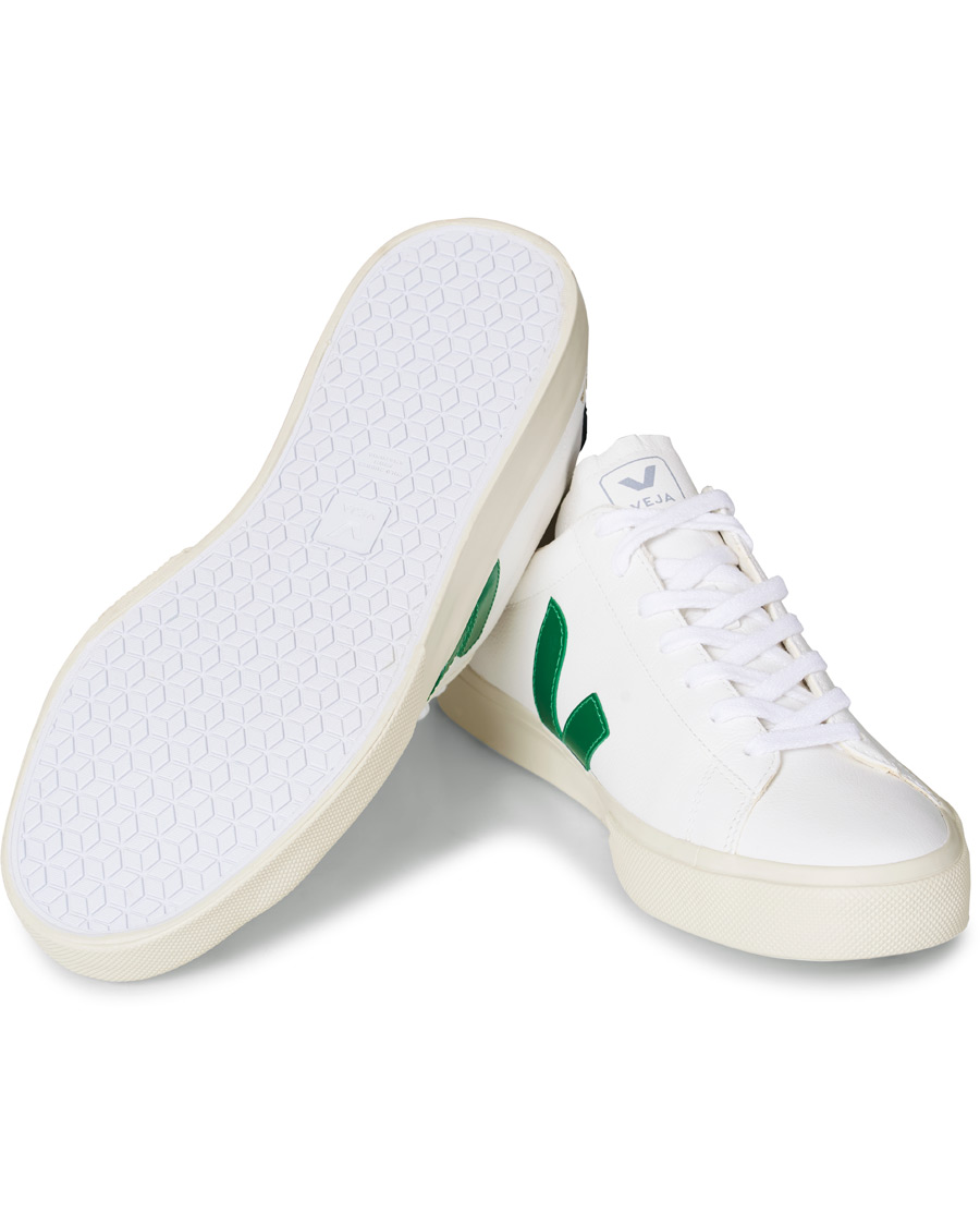 Herren | Veja Campo Sneaker Extra White/Emeraude Black | Veja | Campo Sneaker Extra White/Emeraude Black