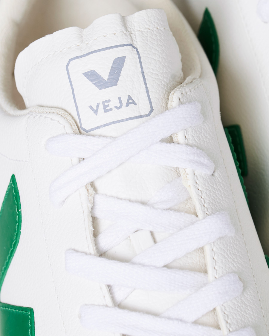 Herren | Veja Campo Sneaker Extra White/Emeraude Black | Veja | Campo Sneaker Extra White/Emeraude Black