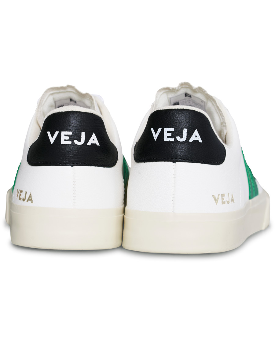 Herren | Veja Campo Sneaker Extra White/Emeraude Black | Veja | Campo Sneaker Extra White/Emeraude Black