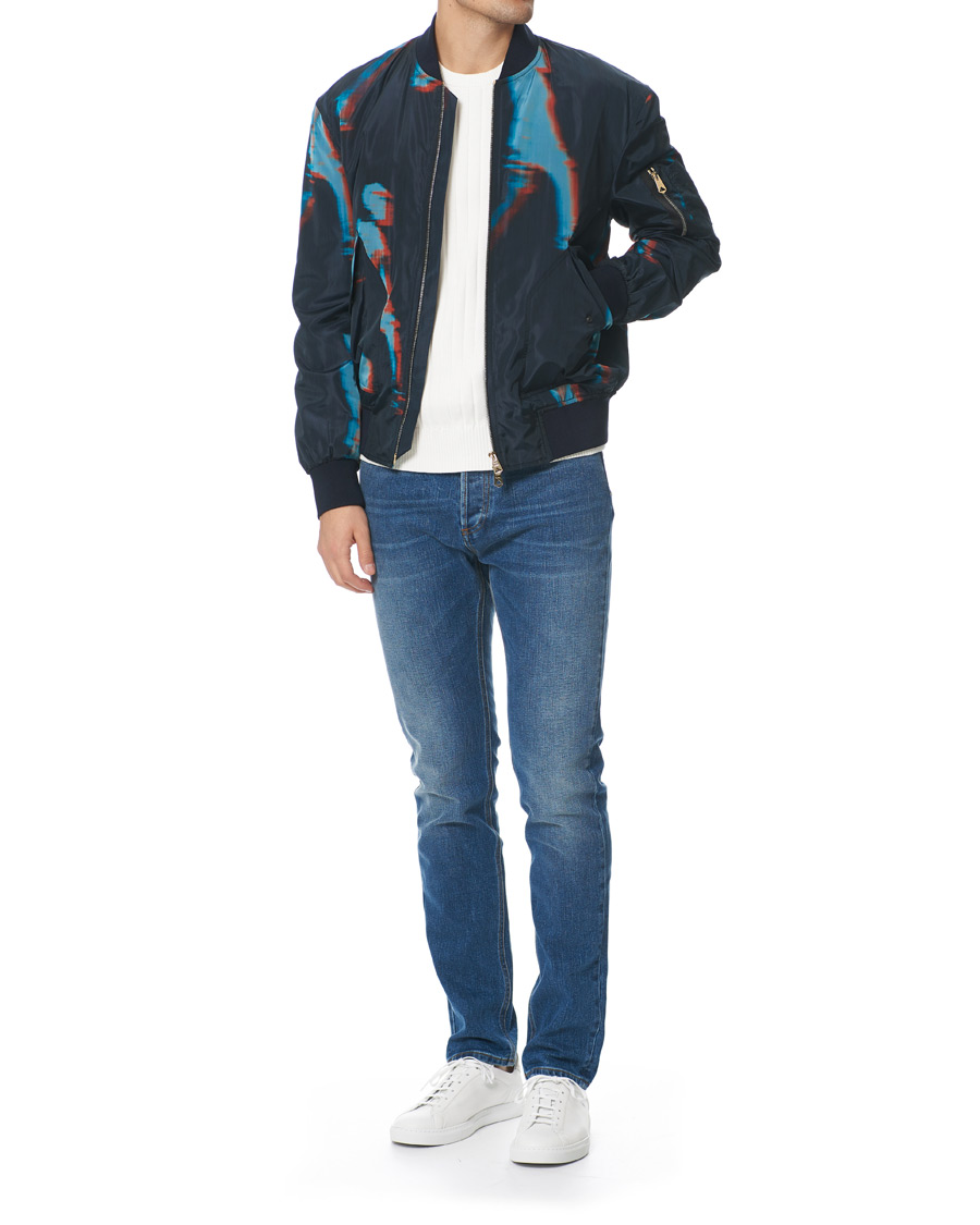 Herren | Jacken | Paul Smith | Heating Map Poly/Silk Bomber Jacket Print