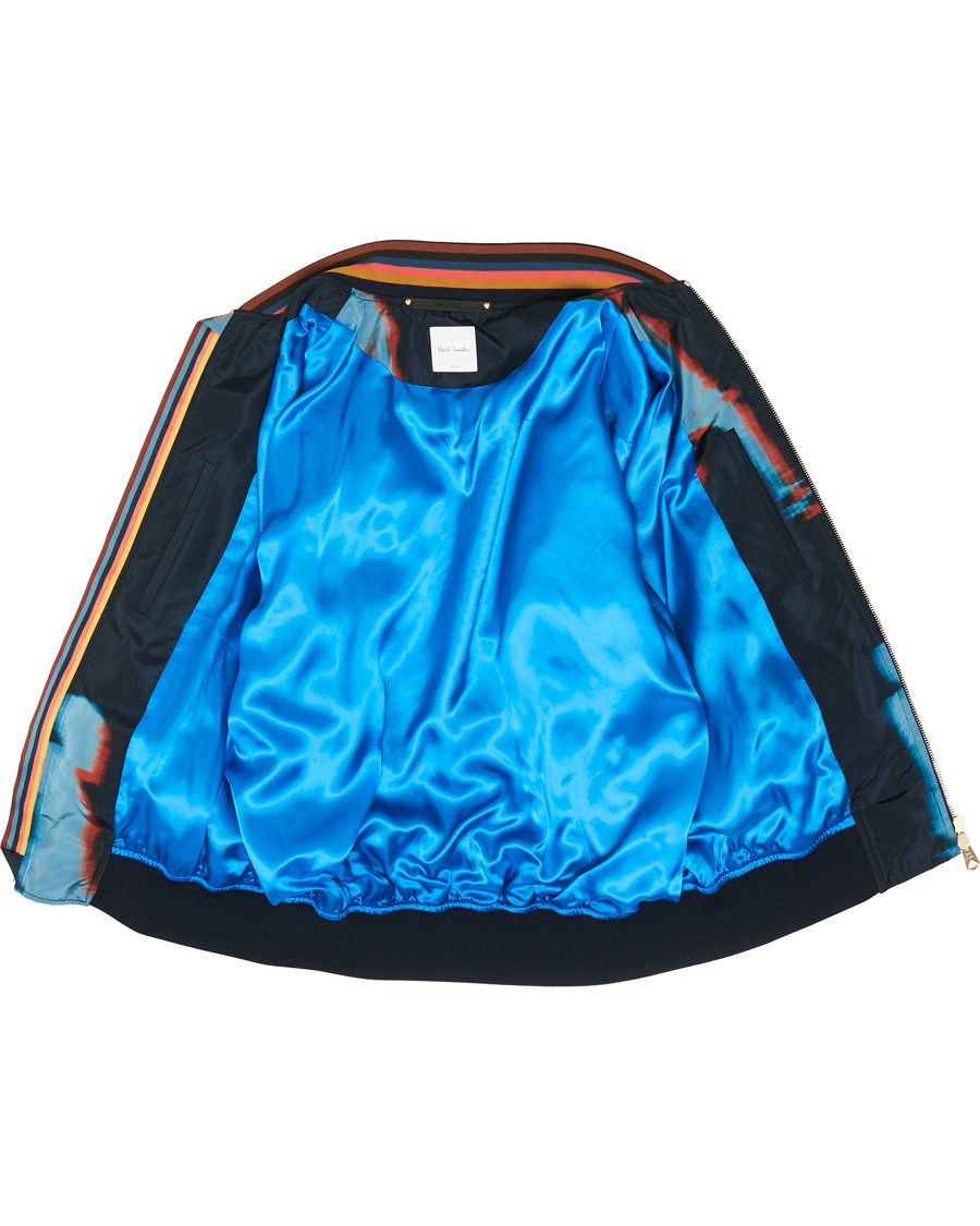 Herren | Jacken | Paul Smith | Heating Map Poly/Silk Bomber Jacket Print