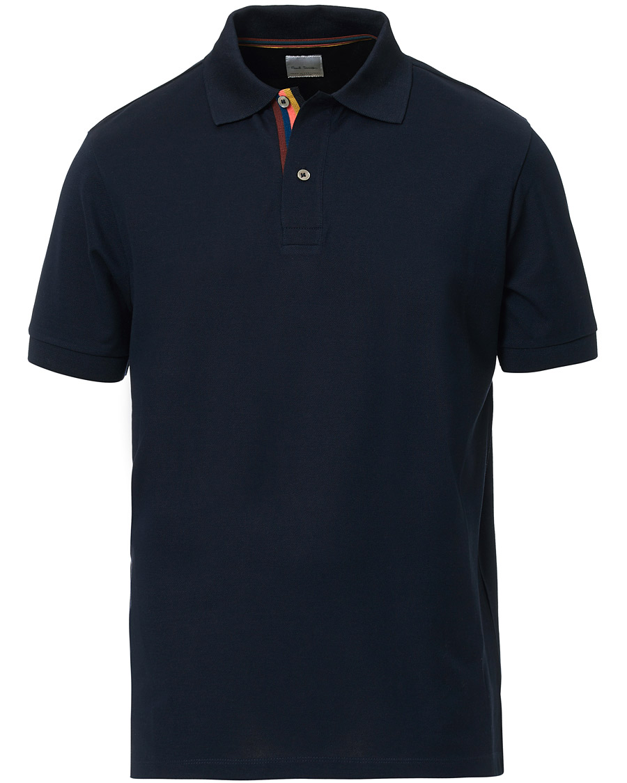 Herren | Poloshirts | Paul Smith | Placket Stripe Polo Navy