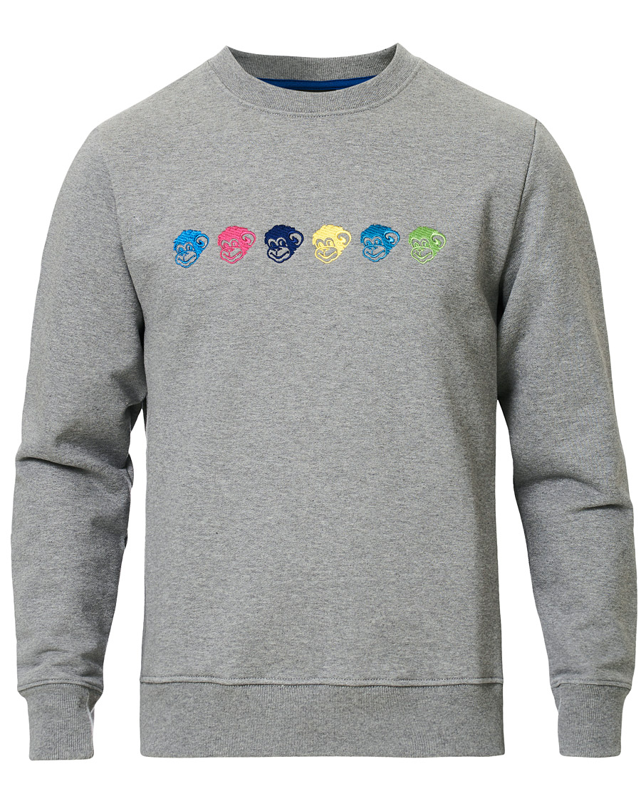 Herren | Pullover | PS Paul Smith | Monkeys Sweatshirt Grey Melange