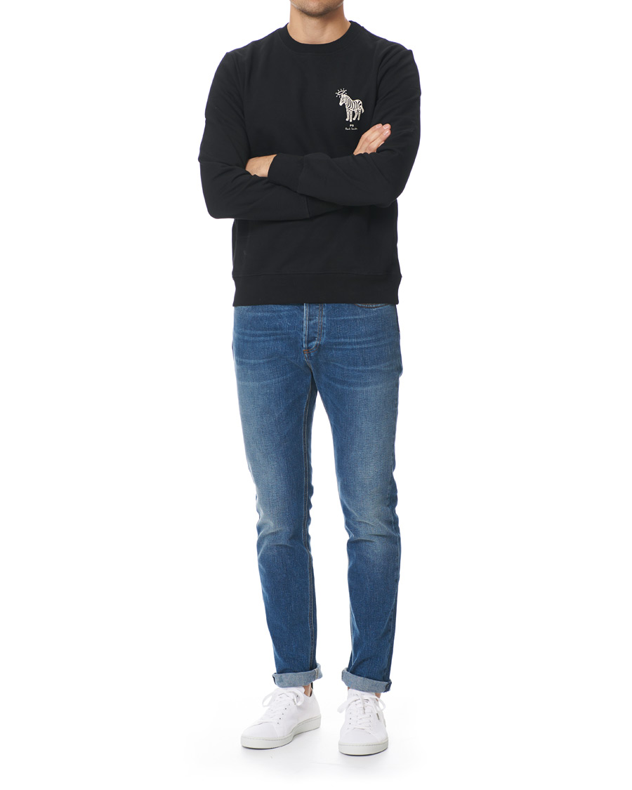 Herren | Pullover | PS Paul Smith | Organic Cotton Halo Zebra Sweatshirt Black