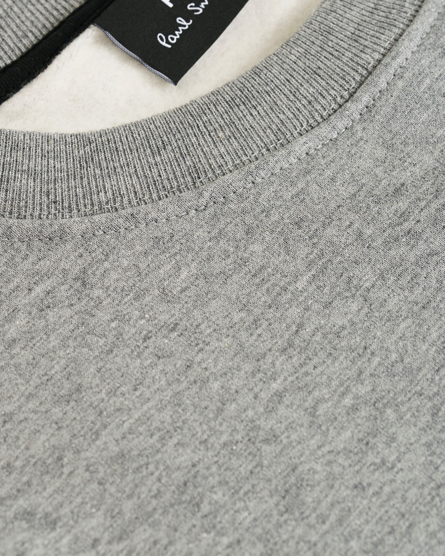 Herren | Pullover | PS Paul Smith | Organic Cotton Halo Zebra Sweatshirt Grey Melange