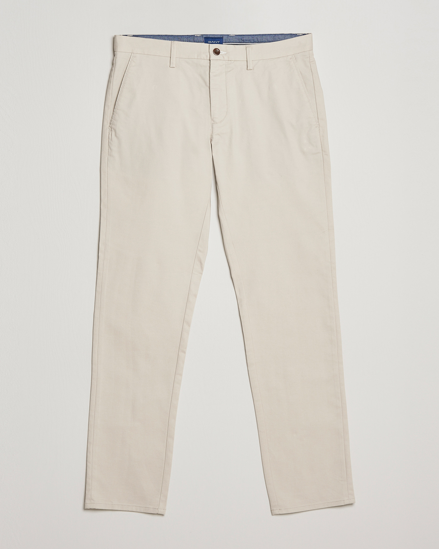 Herren | Hosen | GANT | Slim Fit Tech Prep Chino Putty