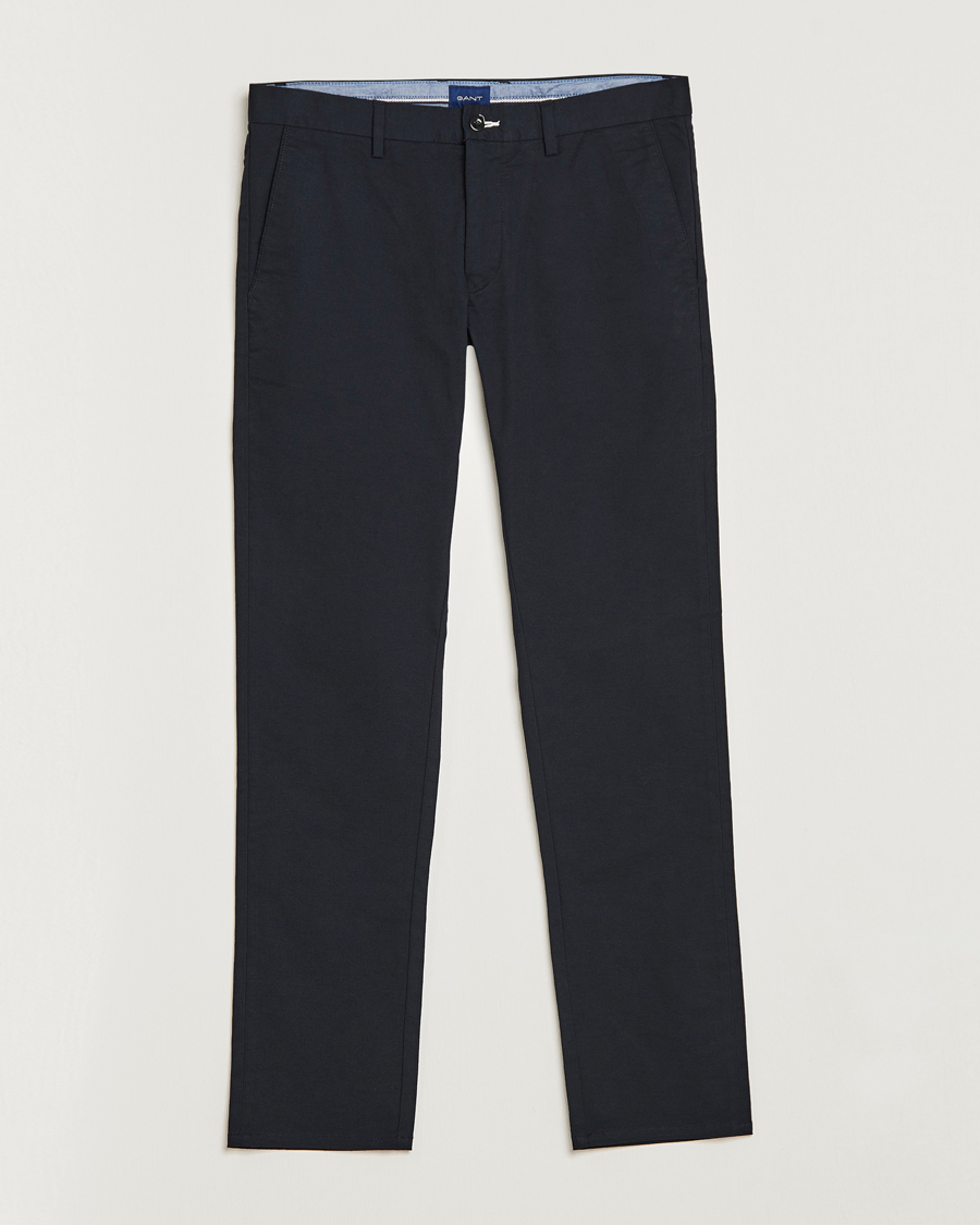 Herren | Hosen | GANT | Slim Fit Tech Prep Chino Black