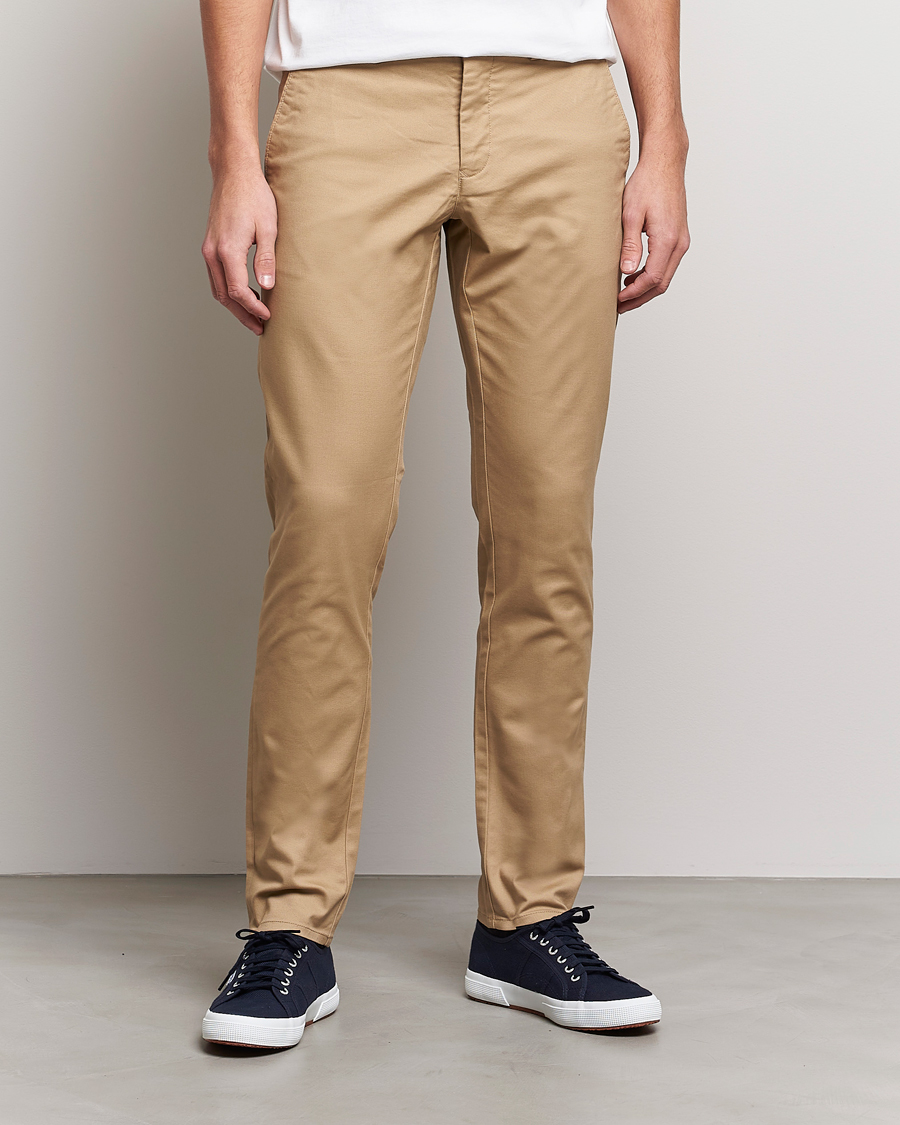 Herren | Hosen | GANT | Slim Fit Tech Prep Chino Dark Khaki