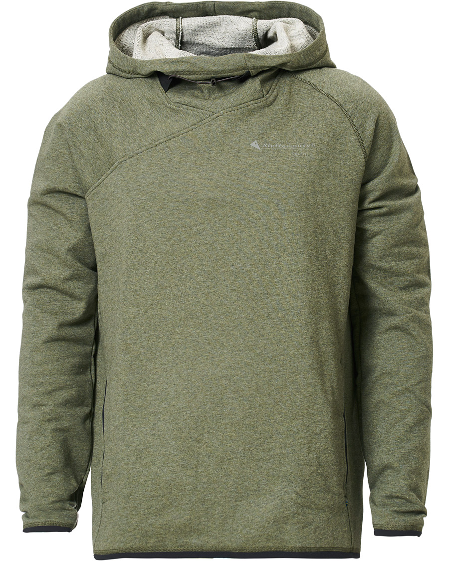 Herren | Pullover | Klättermusen | Falen Hooded Sweatshirt Dusty Green