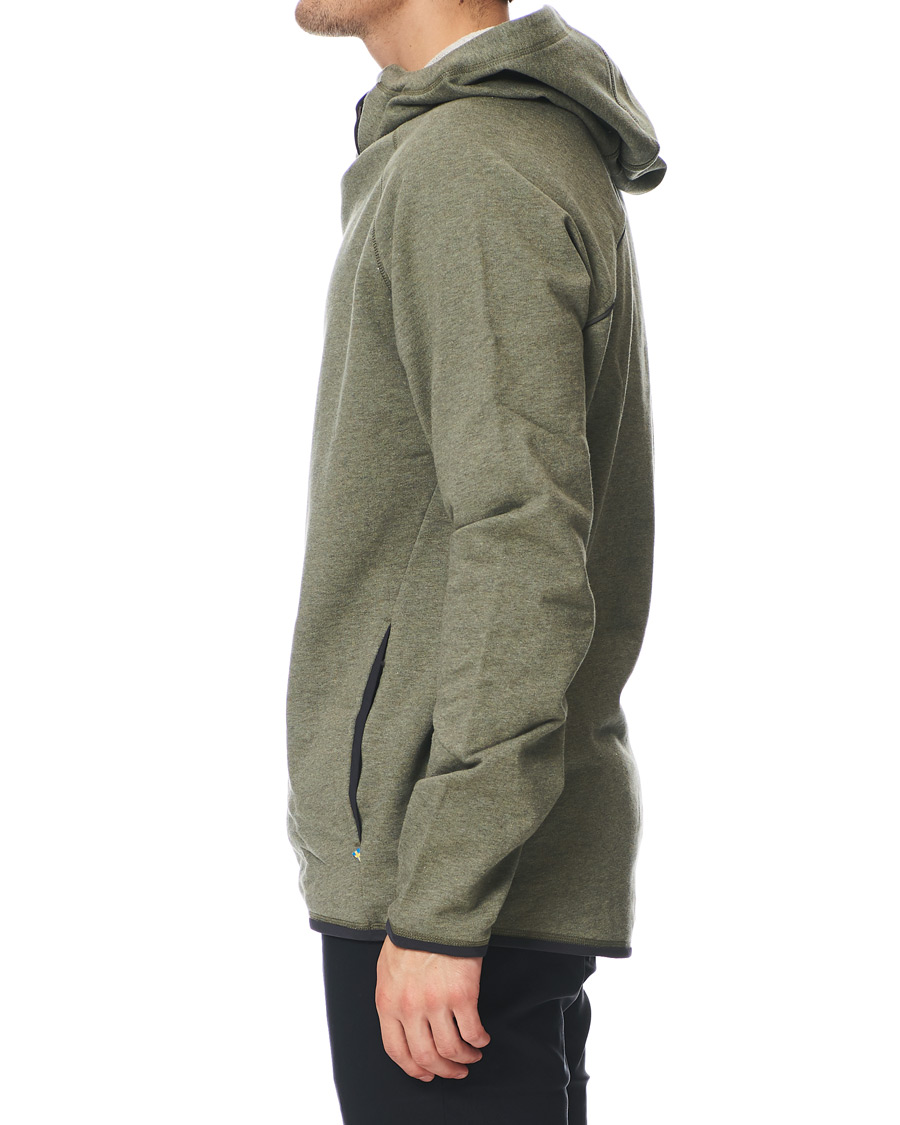 Herren | Pullover | Klättermusen | Falen Hooded Sweatshirt Dusty Green