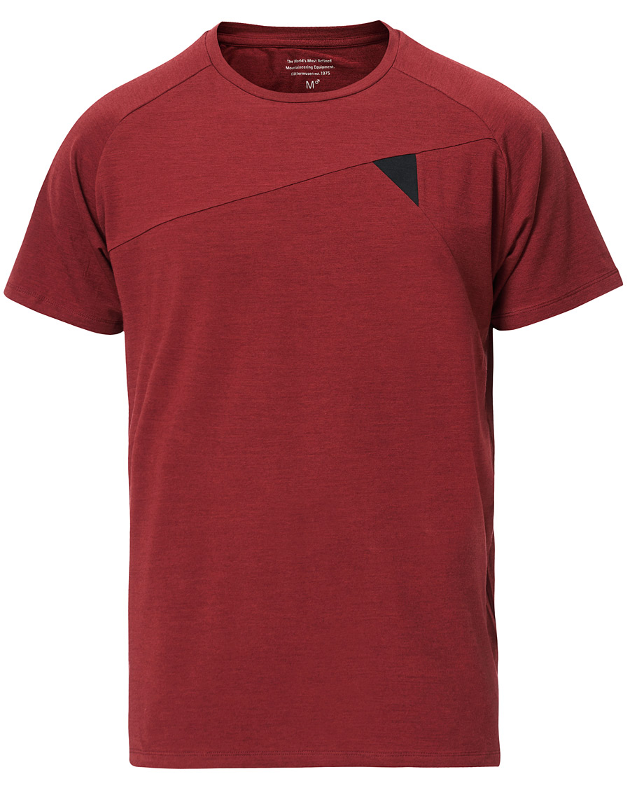 Herren | T-Shirts | Klättermusen | Fafne Active Baselayer Tee Burnt Russet